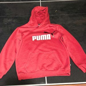 Puma essentials men's hoodie - Deep Red